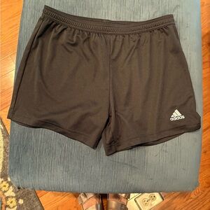 Adidas black athletic shorts